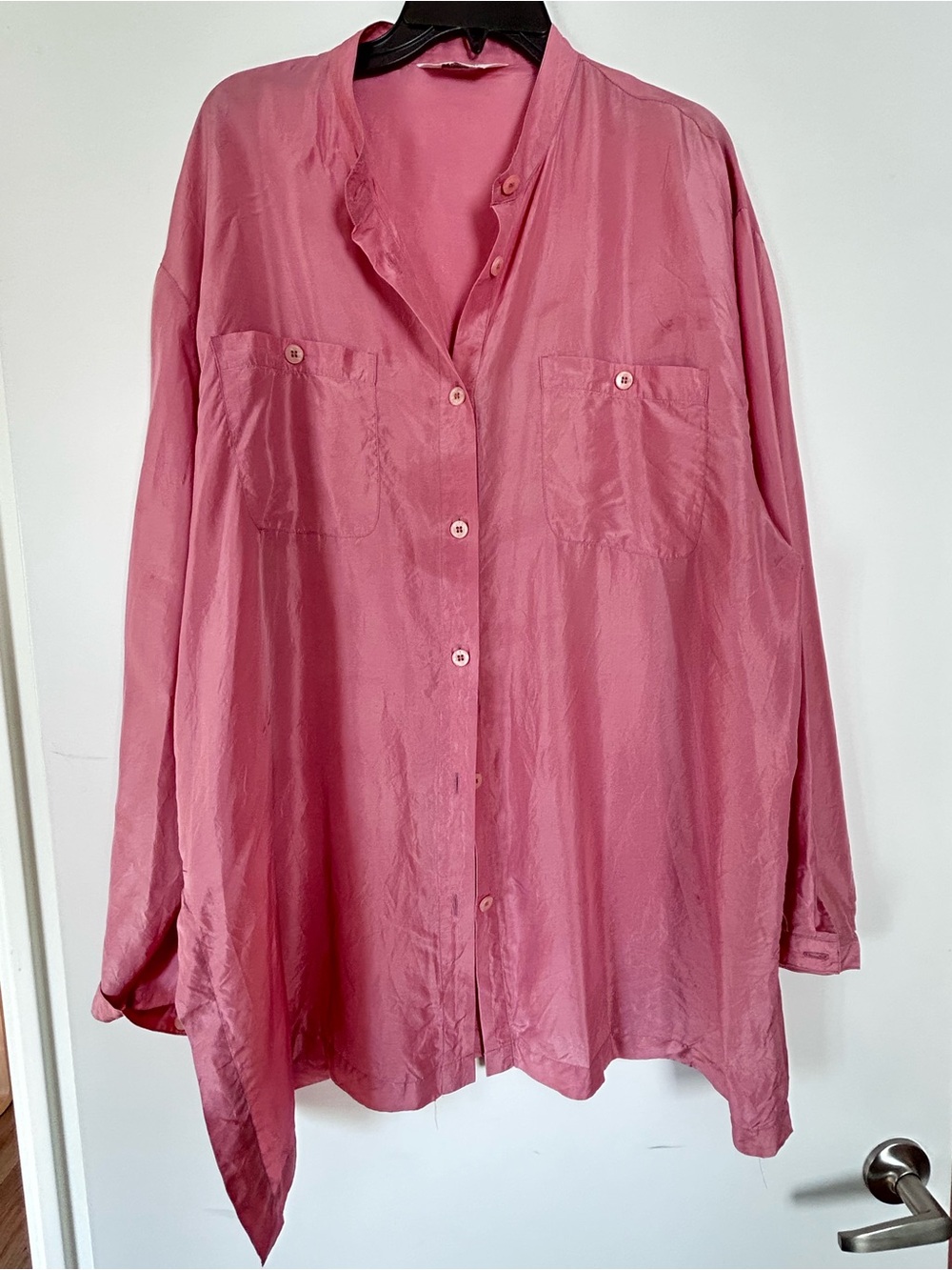 Vintage 100% SILK Button-Down Blouse